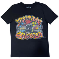 Graffiti Black T-Shirt – 100% Peruvian Cotton