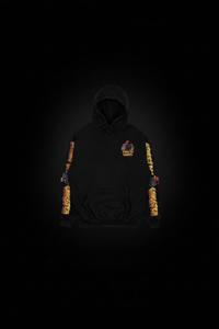 Limited Edition Graffiti Hoodie - Dramatic Dark Background